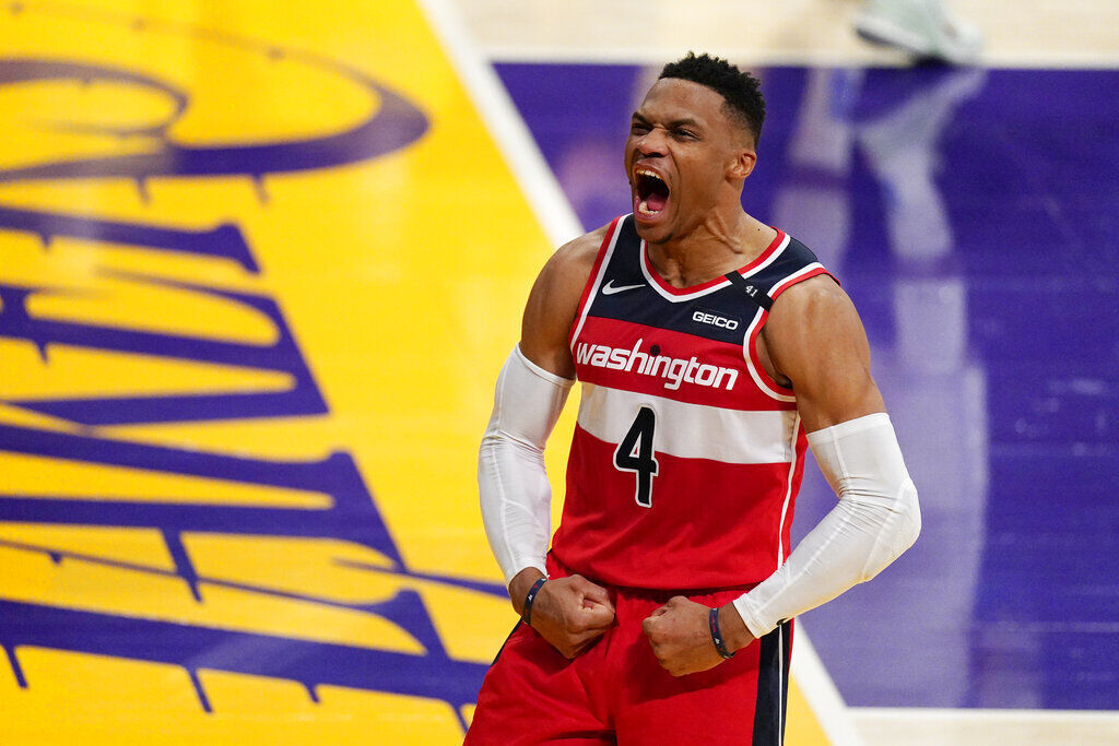 APTOPIX Wizards Lakers Basketball